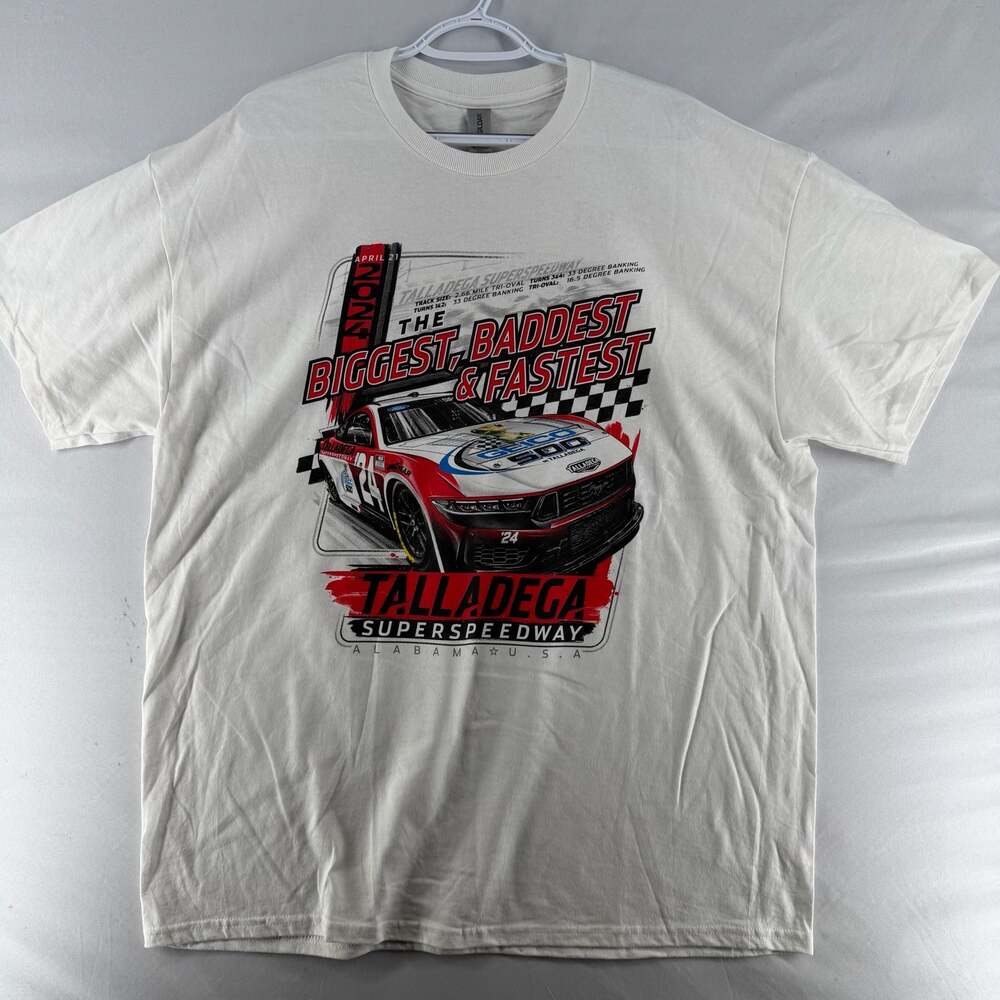1108 XL NASCAR Talladega 2024 GEICO 500 Starting Lineup T-Shirt